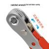 Magnetic Mini 36-Tooth Plastic Ratchet Wrench with Reversible Quick Adjust Ring
