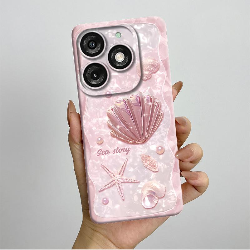 For Itel A50 A667L Casing Pretty Butterfly Flowers Soft Silicone TPU Shockproof Cover For Itel A50 A 50 ITELA50 2024 Phone Case