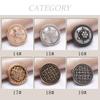 10Pcs 18/20/25Mm Flower Pearl Rhinestones Plastic Shank Buttons For Women Garment Jacket Sweater Handmade Sewing Accessories
