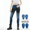 Womens Motorcycle Riding Pants With Mesh Ventilation Silicone Padding Bike Touring