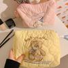 INS Welpen Bestickte Kosmetiktasche Cartoon Handheld Waschtasche Bär Aufbewahrungstasche Frauen