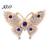 Metal Butterfly Pins Women Rhinestone Brooch Pin, Vintage Insect Alloy Badge Pin Jewelry Accessories for Daily Wear Wedding Party Prom Shaped