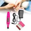 Electric Nail File Set With Portable Grinder For Manicure Enthusiasts And Nail Art Practice