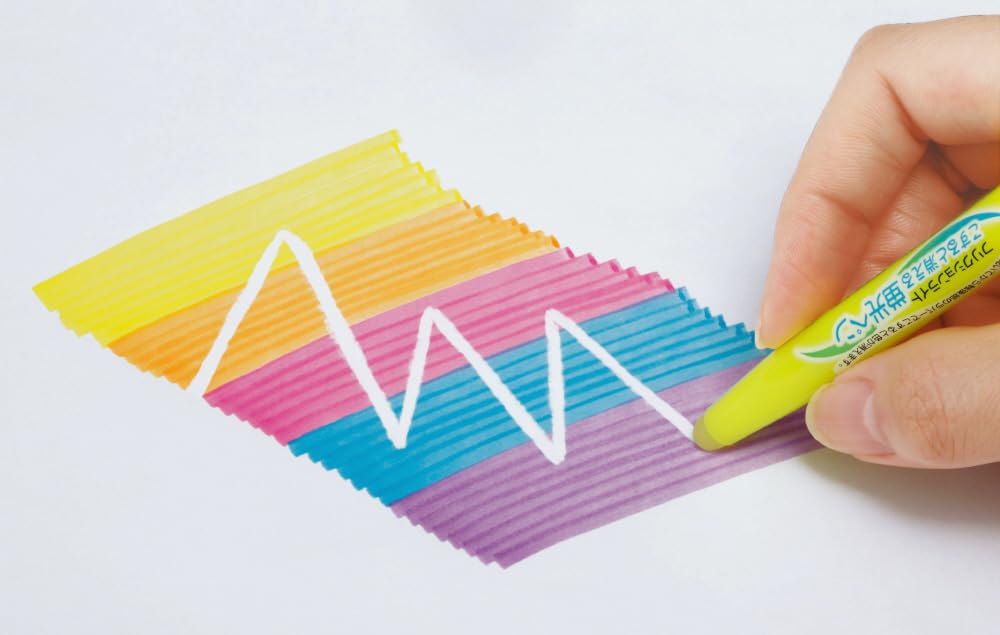 Pilot Frixion Light Highlighter Set Pens, 3.3mm, 6-Color (SFL60SL6C)