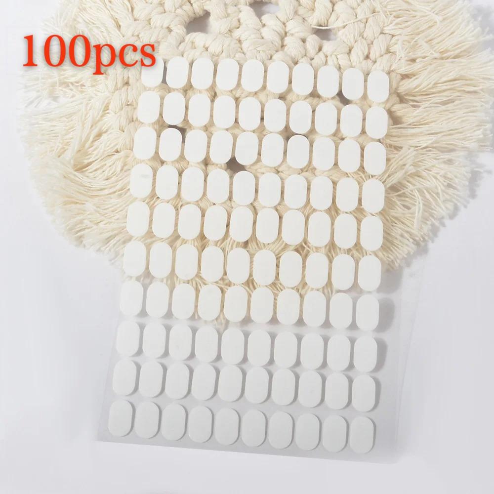 

100-500Pcs Nail Double-side Adhesive Tape for False Nails Display Stand Tools Manicure Adhesive Strip Traceless Nail Display