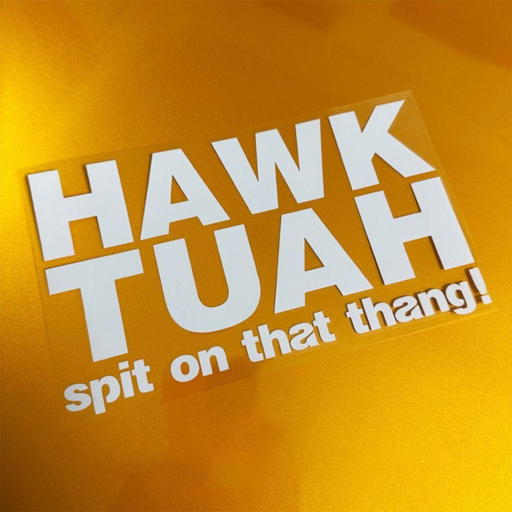 Funny Hawk Tuah Spit On That Thang Stickers Waterproof Car Prank Sticker  Car Accessories