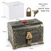 Pirate Medium Treasure Chest with Ruby Collectibles Antique Plastic Toy Storage