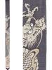Narrow Tapestry Stylish Modern Linen Tapestry Wall Hanging "Dragon Gate" 100%