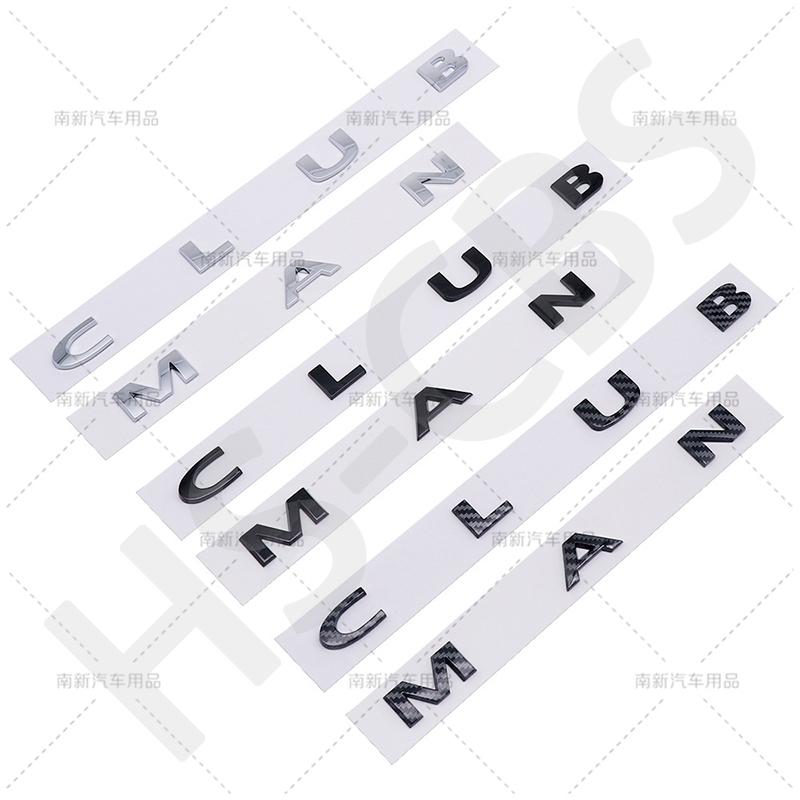 ABS Carbon Fiber Pattern Clubman Logo Countryman Letters Emblem Sticker Car Trunk Badge For F54 F55 F56 R55 R56 R60 F60 R52 R50
