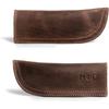 Hide & Drink, Full Grain Leather Hot Handle, Cast Iron Protector, Panhandle Potholder, Double Layered, Double Stitched, Slides On/Off Easily Onto
