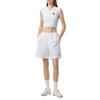 Fila X Hailey Collaboration Simple Versatile Comfortable College Style Tennis Shirt Women Tops White A71W523102F-WT