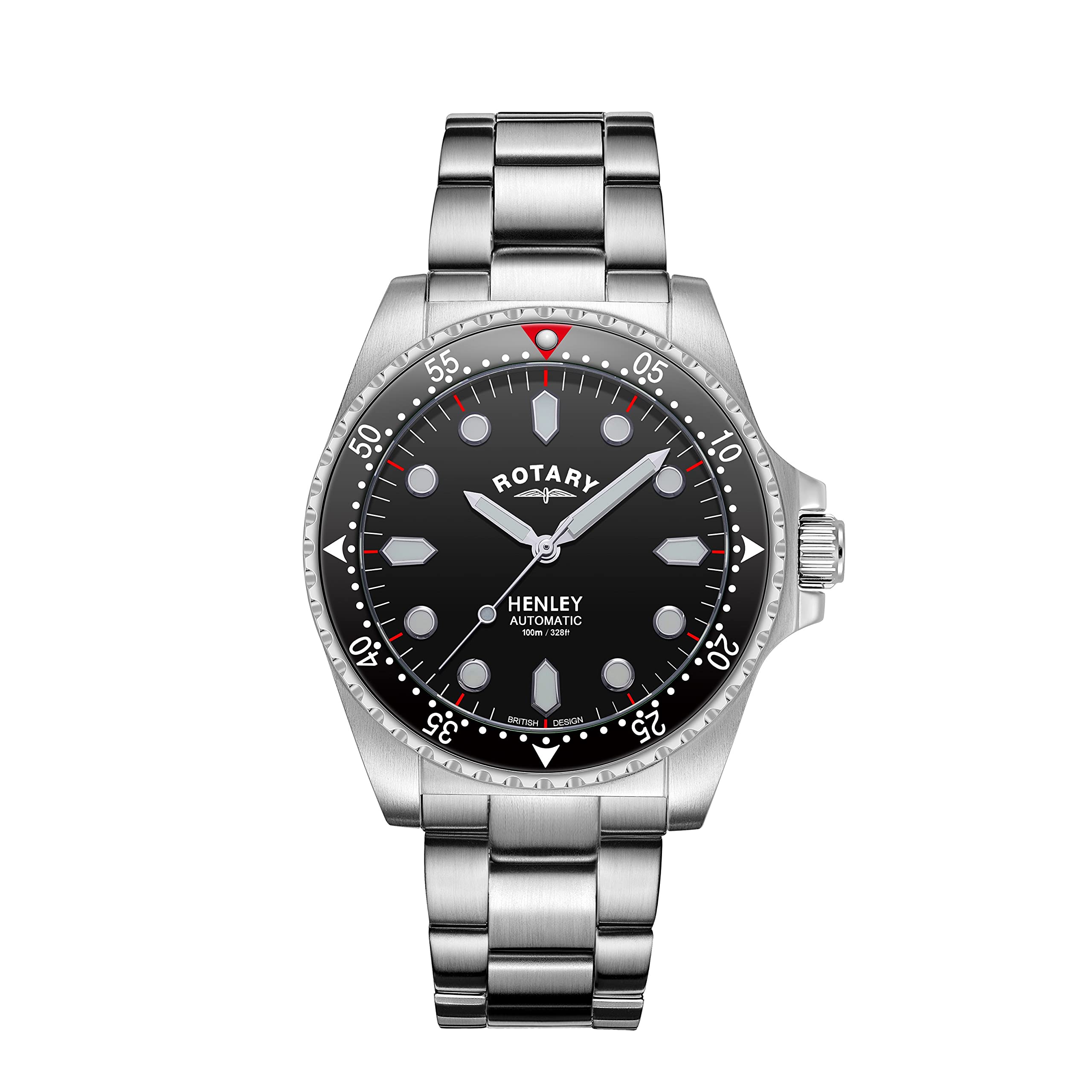 

Автоматичний годинник Rotary HENLEY Silver [Rotary] GB05136/04 Чол. чорний