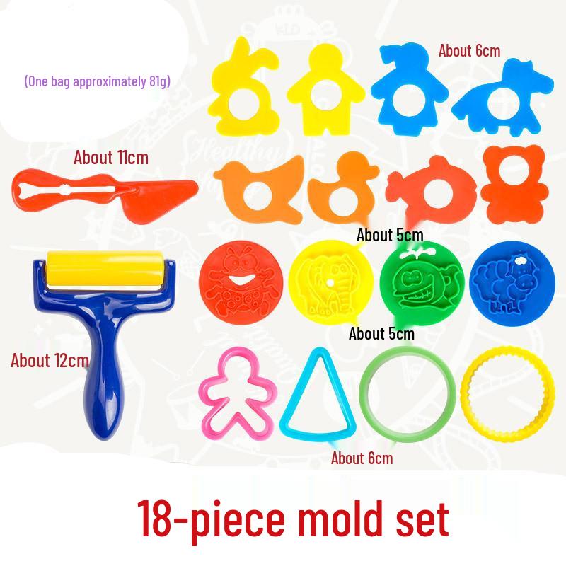 Children's DIY Color Clay Craft Kit: Includes Leather Clay, Glue Machine, Needle Cylinder, Noodle Maker, Dessert, Cake, and Bread Making Tools.