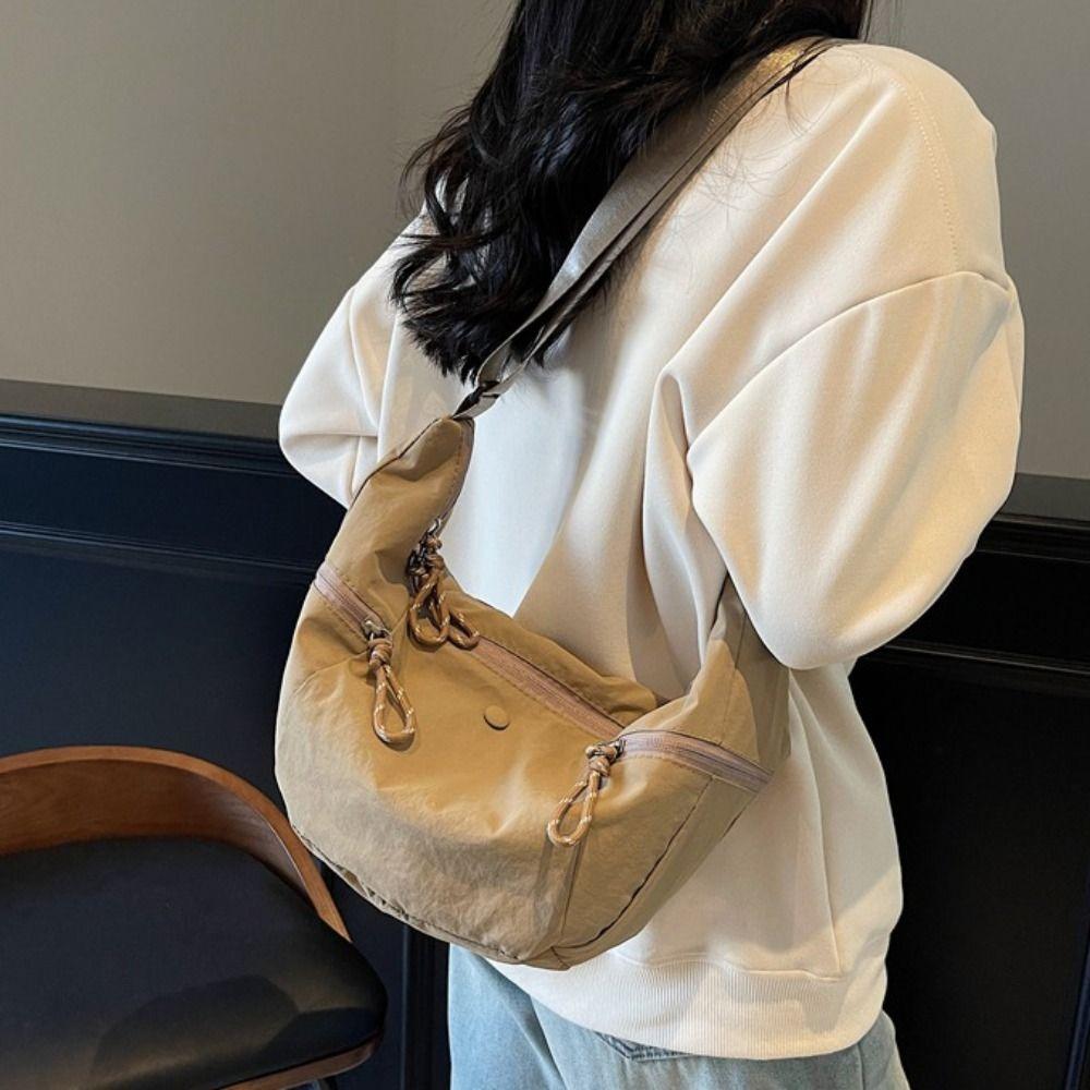 Japanese Style Casual Crossbody Bag Large Capacity Underarm Bag Sports Shoulder Bag  Outdoor