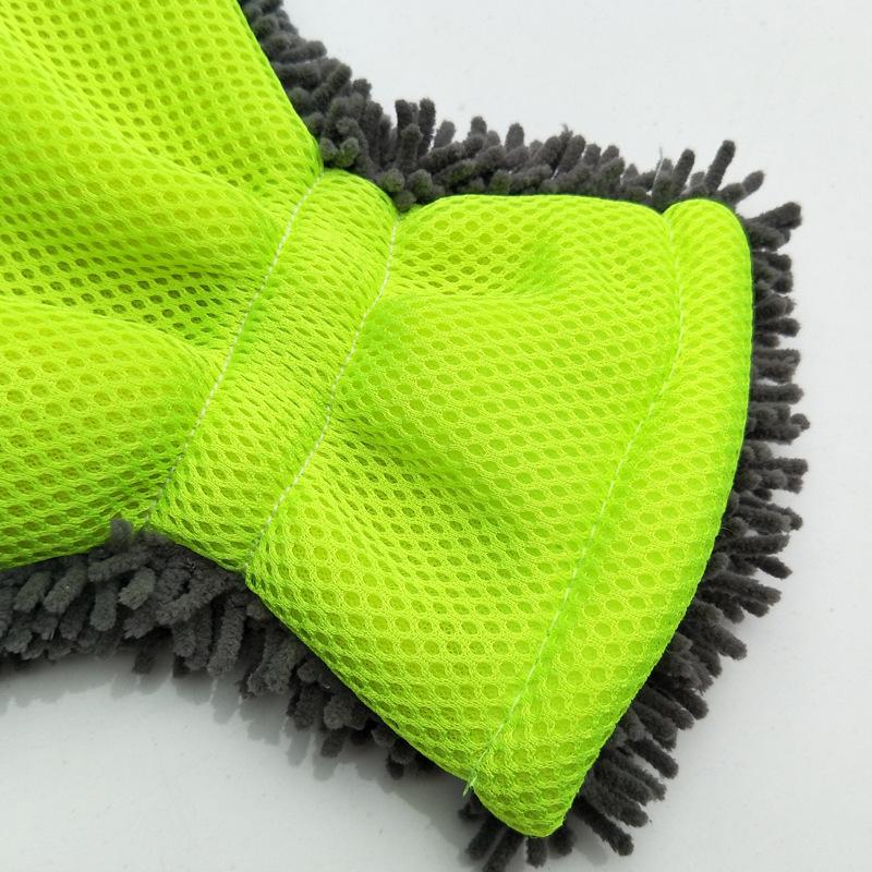 Microfiber Car Washing Gloves Cleaning Tool Car Detailing Dust Removal Mitts 5-Finger Wash Glove For Car Home Effective Clean