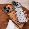 Love Heart Phone Case for Iphone 17 16 15 Pro Max Plus 11 12 13 17 Air 16e Airbag Electroplated Candy Border Transparent Cases