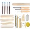 Pottery Tools, 44PCS Ceramic Clay Sculpting Tools Set with Plastic Case, for Beginners and Professional Art Crafts, by Augernis