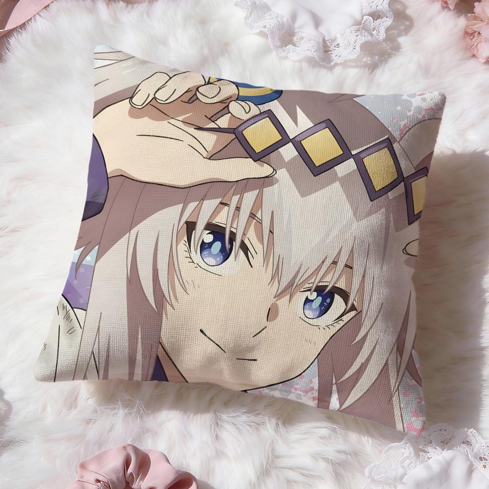 Uma Musume Cinderella Gray Cushion Cover Premium Comfort Reversible Pillow Cove -Two in One Design for Any Room & Car Interior