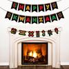 WATINC 3pcs Happy Kwanzaa Banner Decorations, N Heritage Holiday Hanging Banner, No DIY Needed Rustic Banners Kwanzaa Party Supplies for Mantel