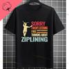 Funny Zipline This Is How I Fly Ziplining Graphic TShirt Pure Cotton Round Neck Short Sleeve Casual Sports Outdoor Tshirt