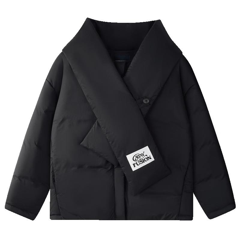 FILA FUSION Women's Winter Scarf-Collar Padded Jacket