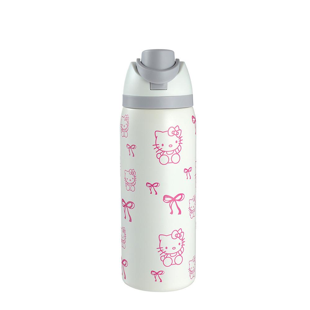 

Kuromi Knot Butterfly Floral Print Stainless Steel Cup Insulated Pink Kitty