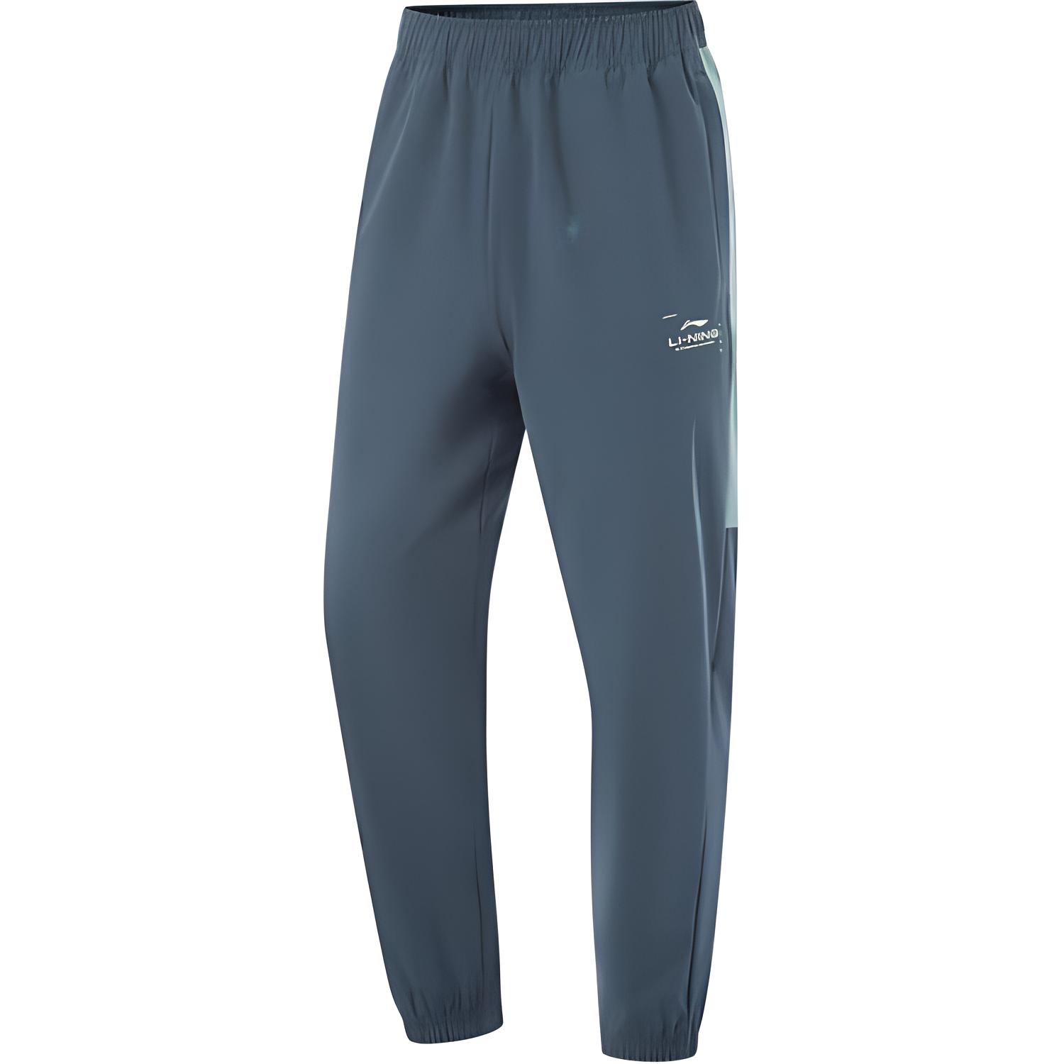 

Li Ning Casual Letter Print Sports Long Pants Men bottoms Blue AYKU105-3 3XL