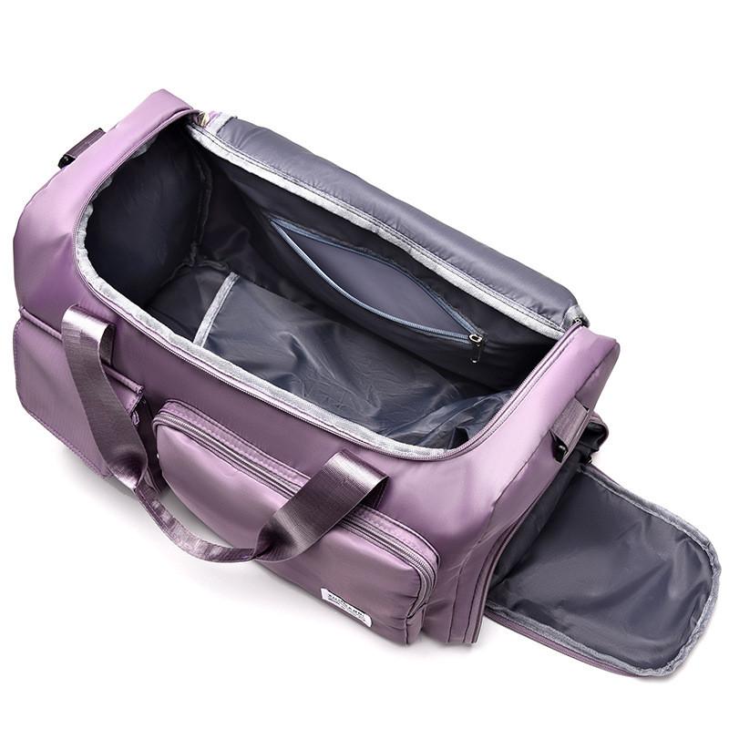 Ielgy Large-Capacity Short-Distance Travel Bag Dry Wet Separation Belt Shoe Position Sports Gym Bag Leisure Student Luggage Bag