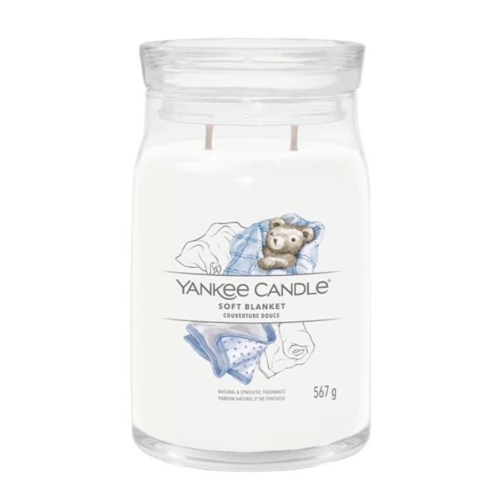 Bougie signature Couverture Douce grand modèle - Yankee Candle