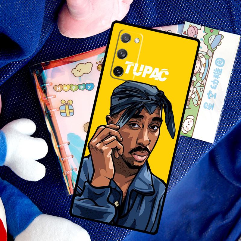 2pac Tupac Shakur Rap Rapper Case For Samsung Galaxy S26 Ultra S25 S24 S23 S21 S22 Ultra S10 S20 Plus S25 FE Cover Funda