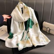 Luxurious fashion design printed silk scarf for women 180x90 cm large size shawl scarf womens headband scarf square scarf