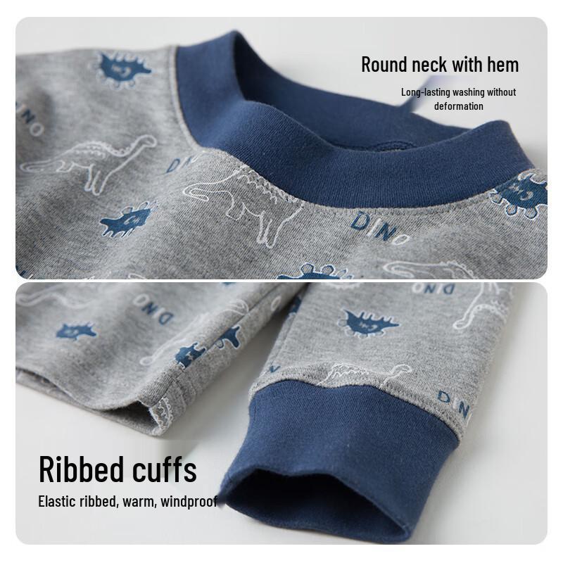 Boys' Pure Cotton Thermal Underwear Set