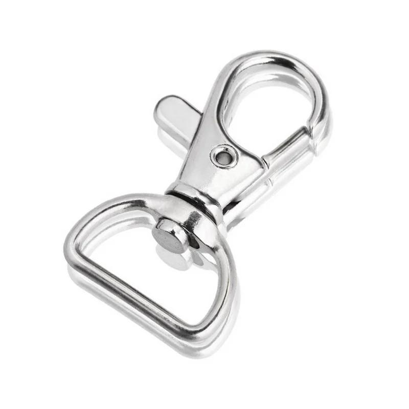 10 PCS Home Portable Small Tools Metal Lanyard Hook Swivel Snap for Lobster Clasp Clips Fashion Solid Color Accessoreis Supplies