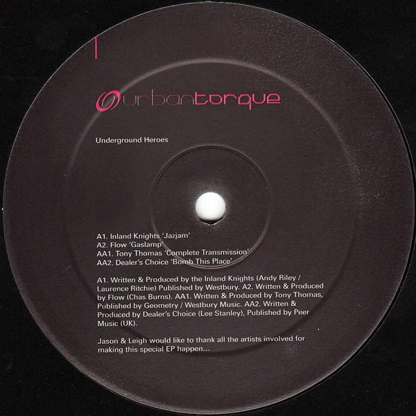 

12inch Record VARIOUS Urbantorque Presents Underground He URTR015 Urbantorque 2003 UK Dance Electronica Used