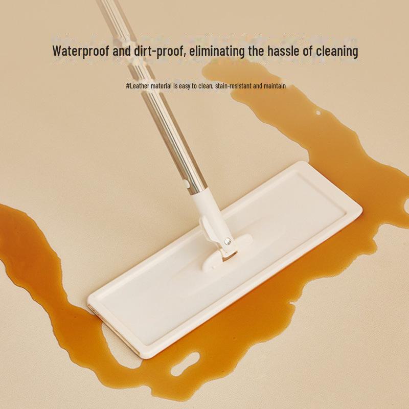 Alfombrilla Impermeable Antideslizante para Mascotas de Dibujos Animados: Cuero Duradero, Alfombra de Piso Lavable para Casa o Parque de Juego de Gato y Perro