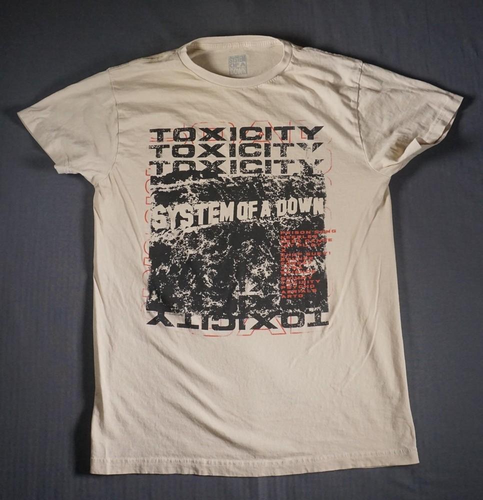

Sysstem Of A Ddown Shirt Toxicity Album Band Tee Metal Rock Tour NZ359 Unisex T-Shirt M