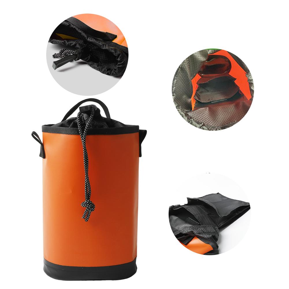 Climbing Rope Bag Arborist Rope Storage Bag Waterproof Tree Climbing Rock Rope Bag Quick Closure Tools Waist Bag for Gym Workout