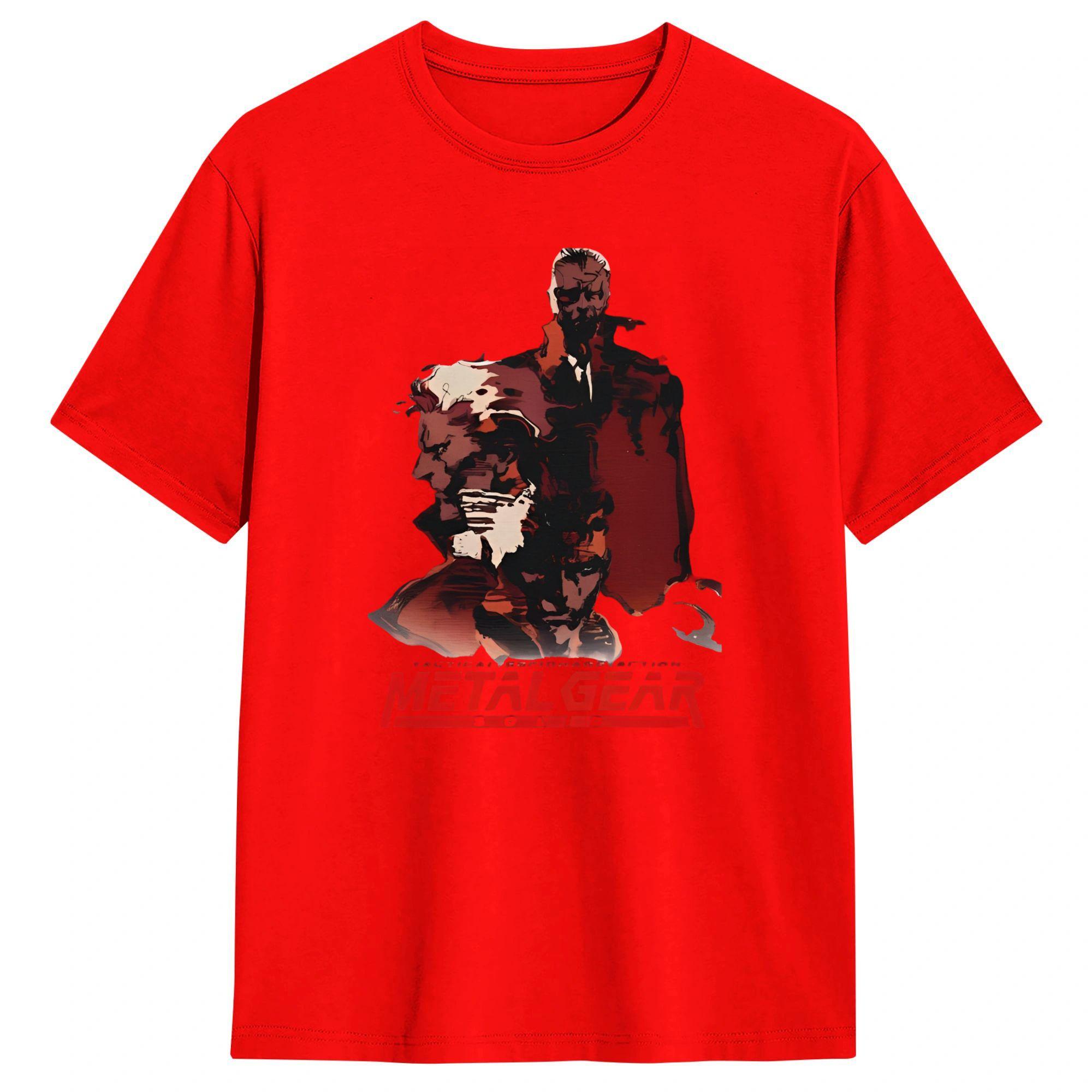 Metal Gear Solid Game MGS Gaming T Shirt Summer TShirts Unisex 100 Cotton O Neck Oversize Clothing Short Sleeve Streetwear Tops M