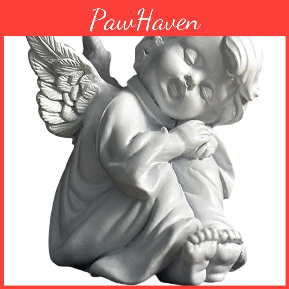 Resin Angel Garden Figurine Statue Fairy Angel Sculpture Home Decoration