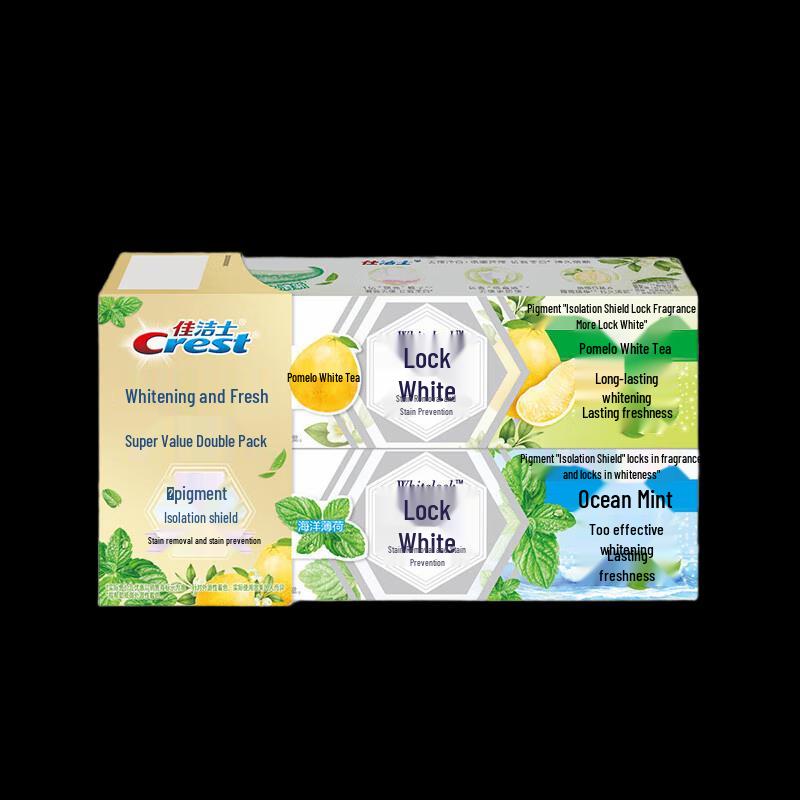 

Crest Dual-Color Whitening Toothpaste