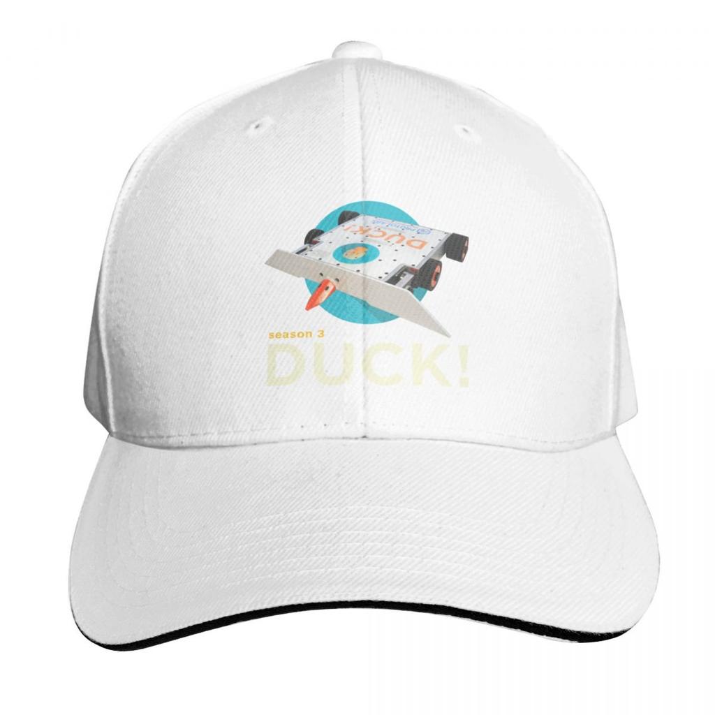 DUCK Season The popular combat robot now has fabulous merch Baseball Cap Sun Cap beach hat Designer Unisex Womens