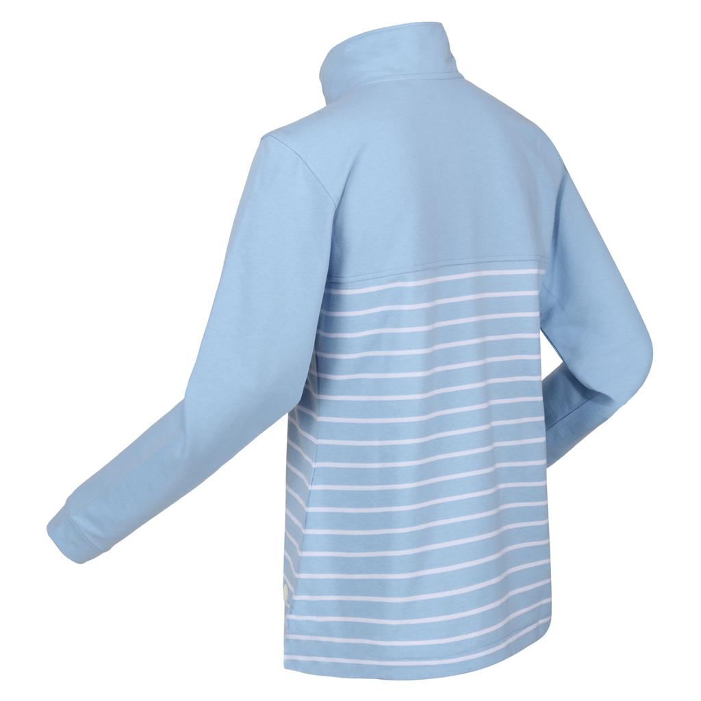 Regatta Womens/Ladies Bayla Striped Button Neck Sweatshirt