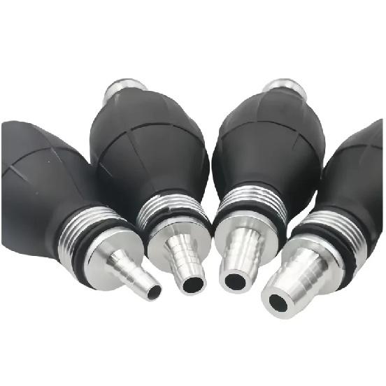 Gumowa Aluminiowa Ręczna Pompa Paliwa Ręczny Rozrusznik Olej Benzyna Diesel Pompa do Transferu Cieczy 6mm/8mm/10mm/12mm