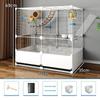 Large Bird Cages Safety Parrot Kiwi Birds Iron Net Cage Canaries Parrots Small Animals House Indoor Outdoor Aviary Birds' Cage