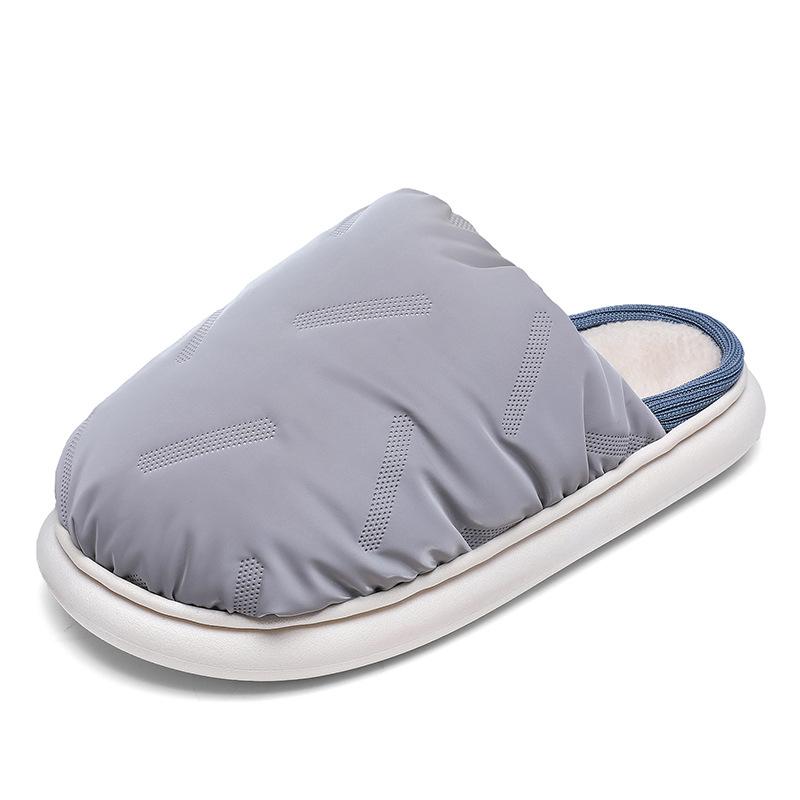 Slippers Women Winter 2024 Indoor Outdoor Wear Soft Thick Sole Non-slip Warm Cute Fashion Men Couples Plush Platform Home Shoes