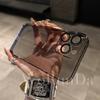 The new desert color is suitable for Apple 16promax mobile phone case, simple iphone15 protective case 14 with lens film.