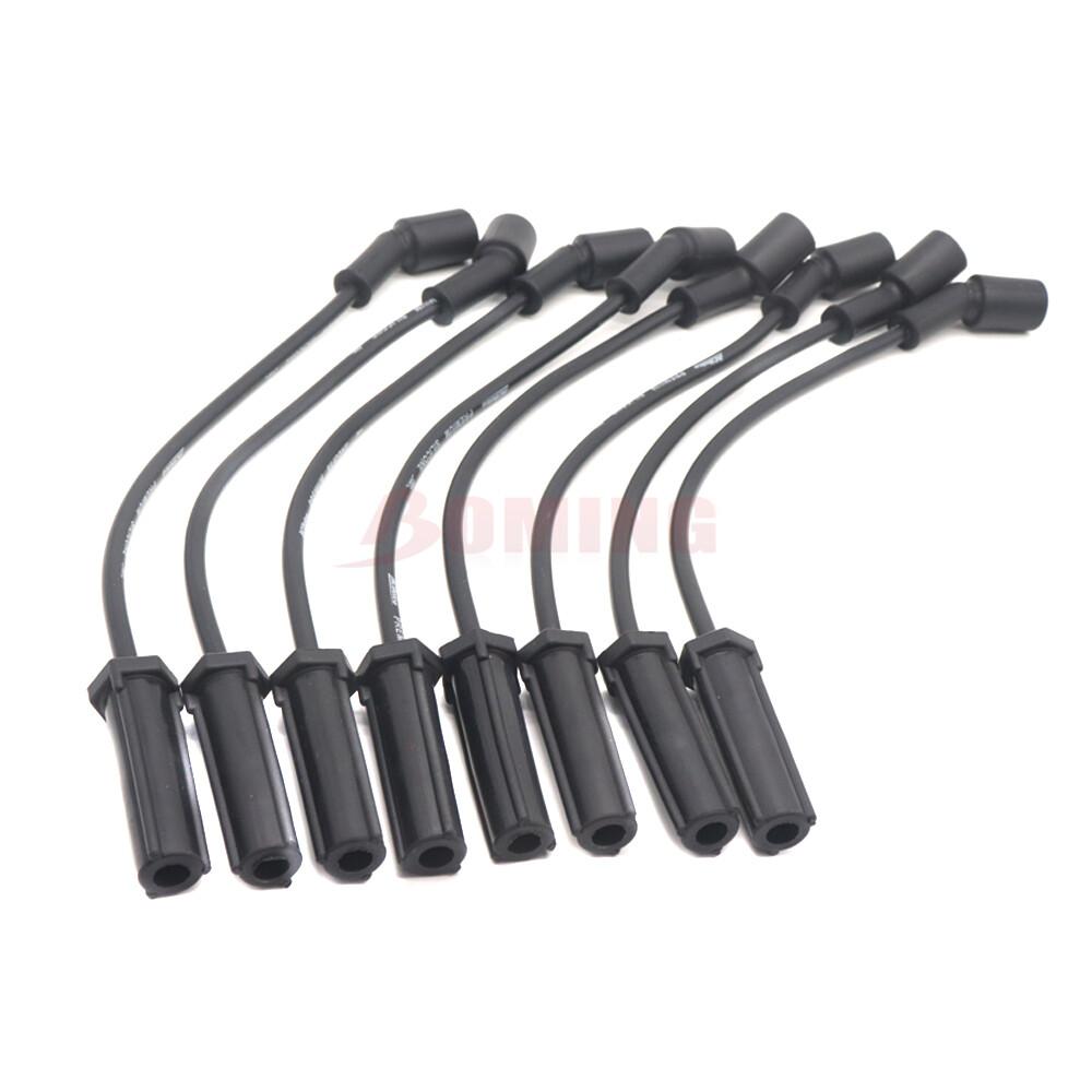 New Set 8PCS 758EE Spark Plug Wire For Cadillac Chevrolet GMC Hummer 1999-