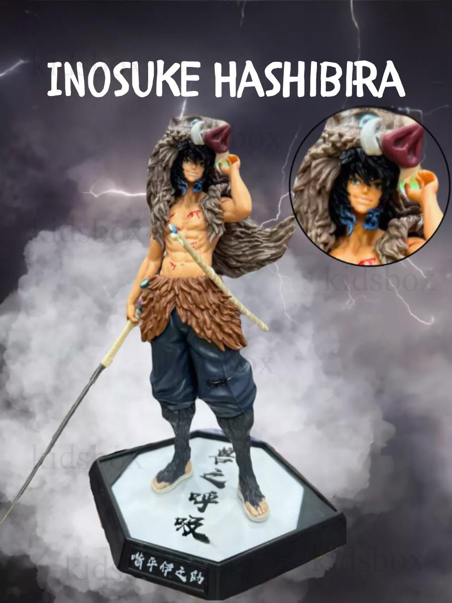 

Фігурка Іноске Хашибіра Клинок розсікаючий демонів іграшка Inosuke Hashibira Demon Slayer аніме 30см 30 синій