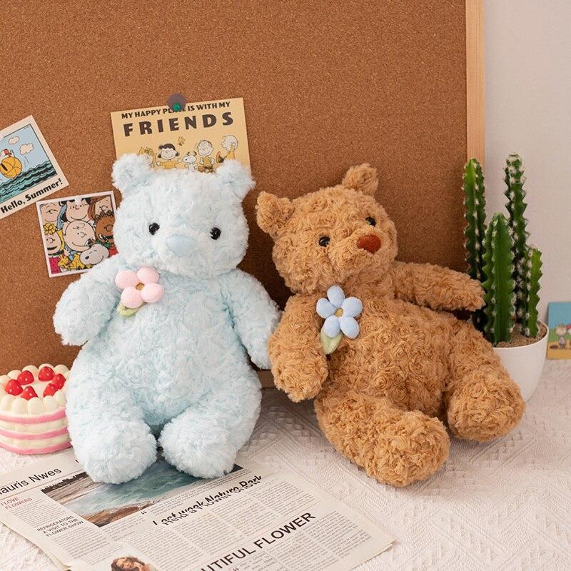1 stück 40 cm Niedlichen Cartoon Teddybär Plüschtiere Gefüllte Weiche Tiere Dressing Up Puppe Für Mädchen Kinderzimmer Dekor Geburtstagsgeschenke