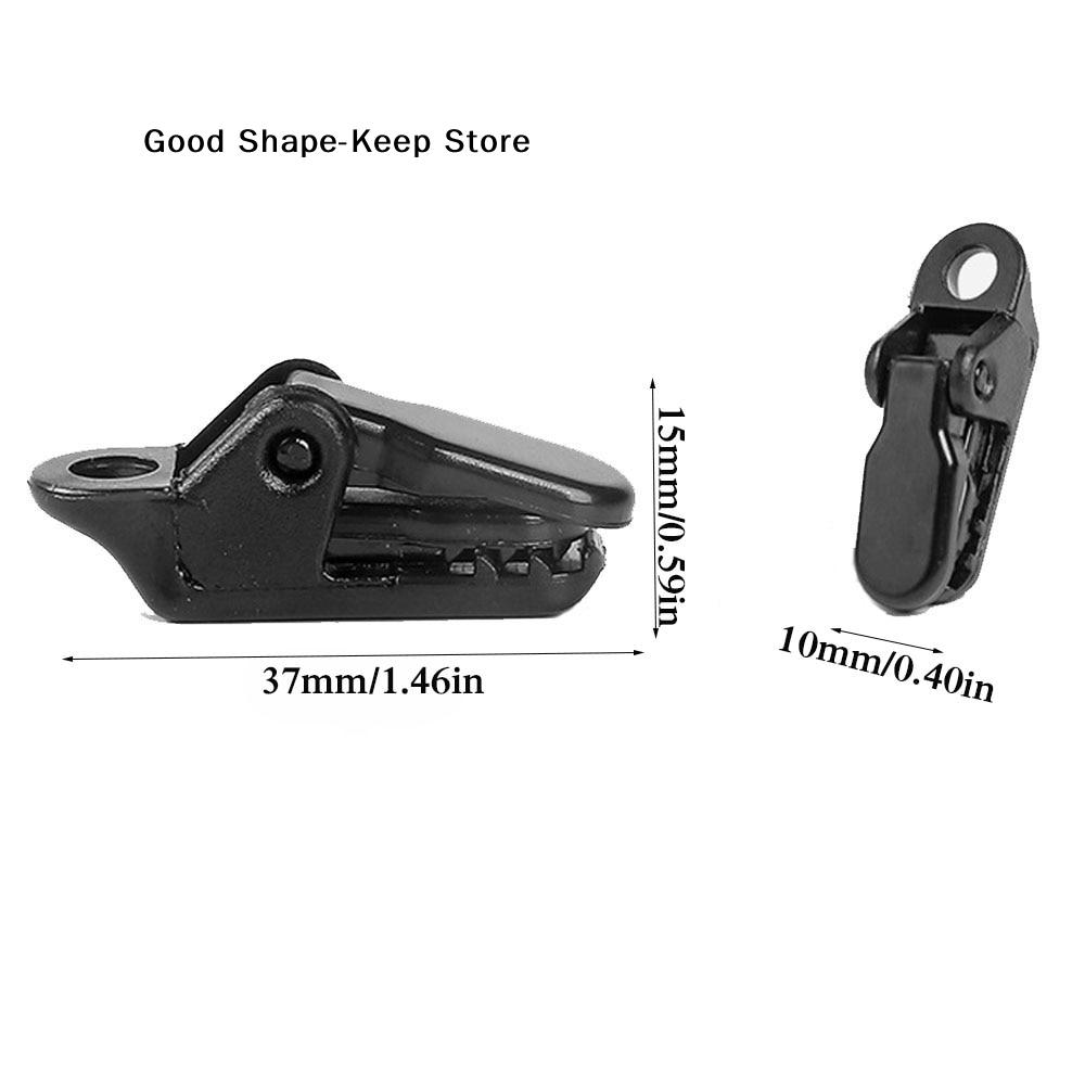 daily10Pcs Awning Clamp Tarp Clips Snap Hangers Tent Outdoor Camp Hike Camping Equipment Wholesale Camping Survival Tighten Tool